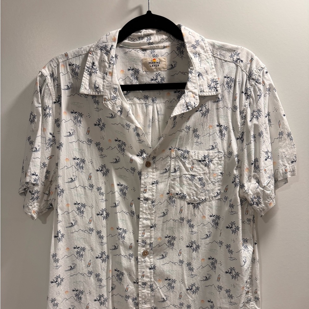 Marine Layer beach/ pool shirt